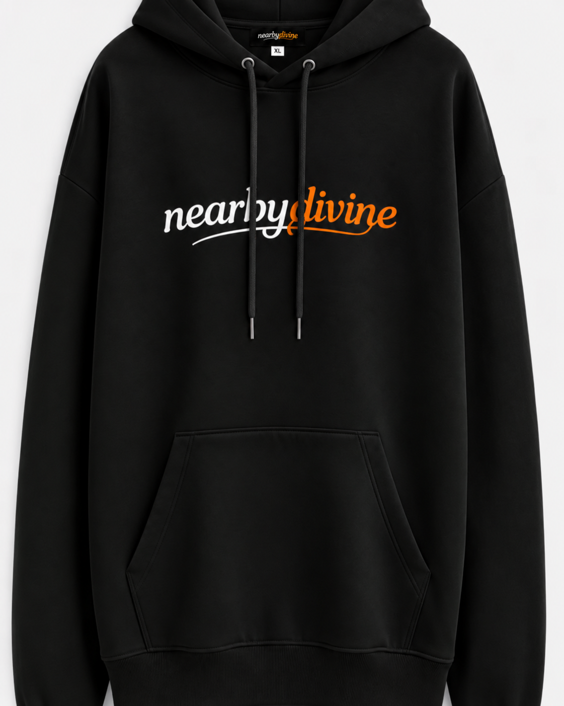 Oversized Black Hoodie