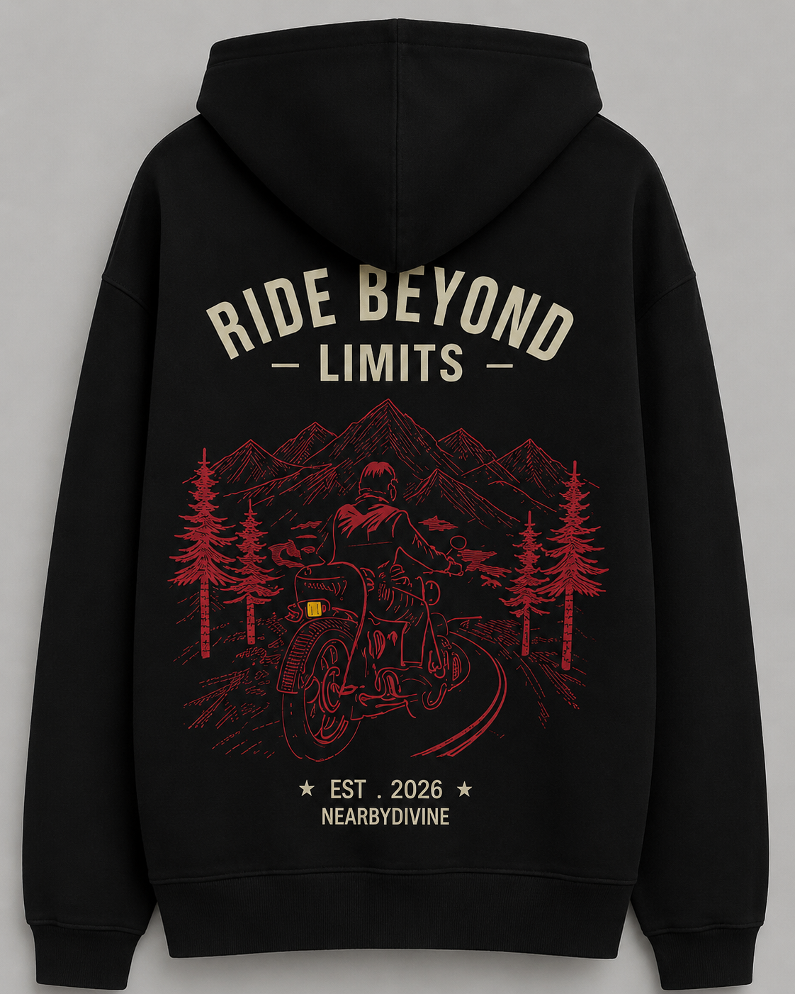 Oversize Black Hoodie