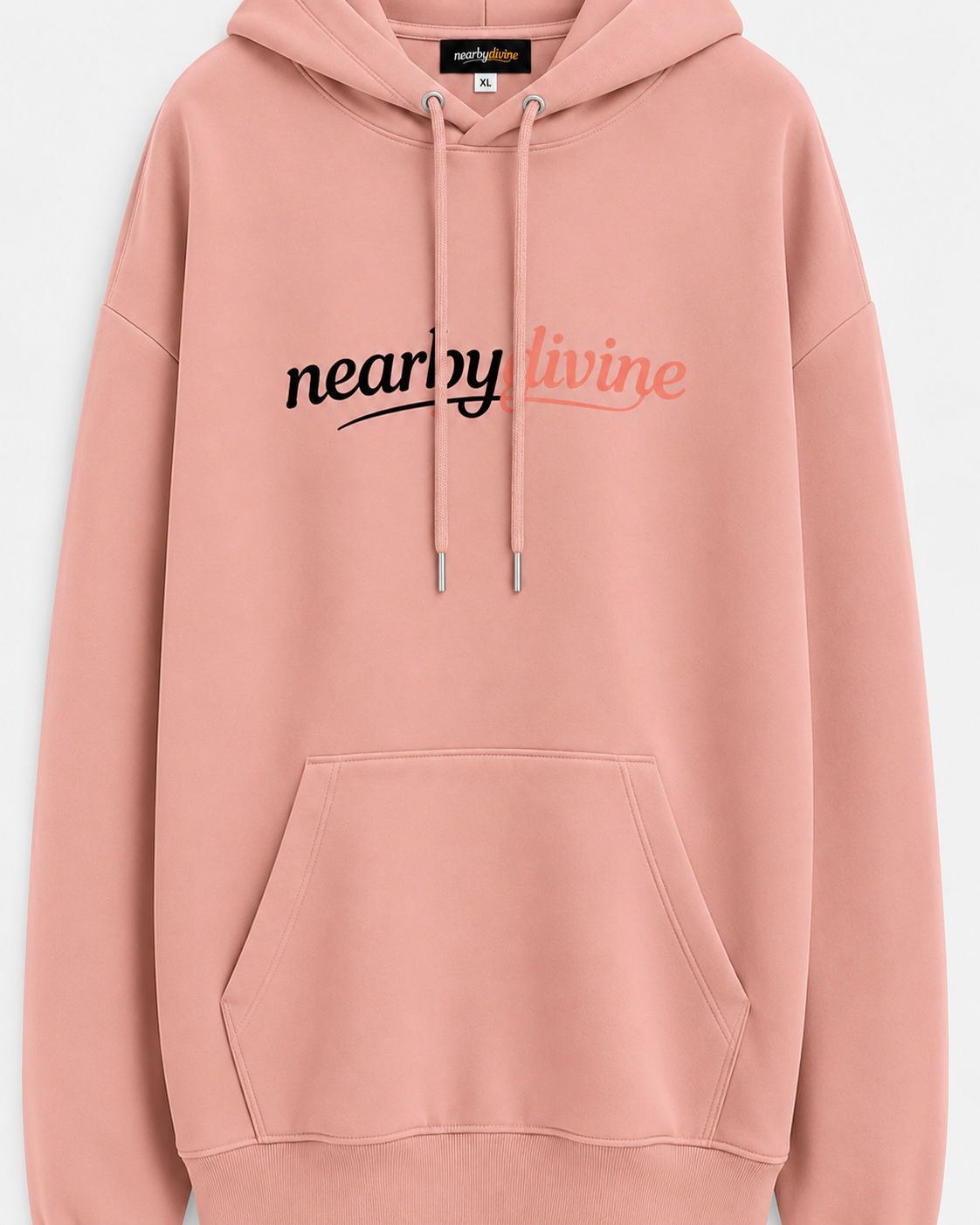 Oversized Dusty Peach Hoodie