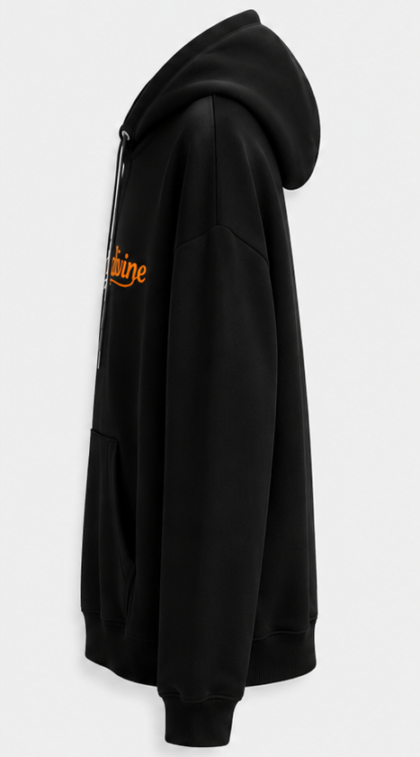 Oversize Black Hoodie