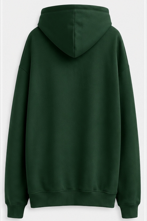 Oversize Dark Green Hoodie