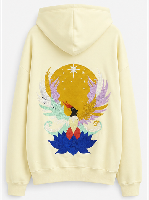 Oversize Artic White Hoodie