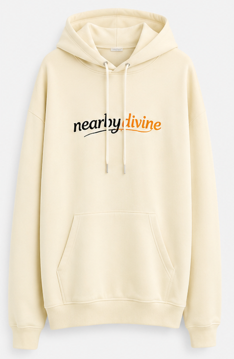 Oversize Artic White Hoodie