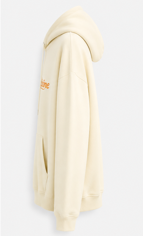 Oversize Artic White Hoodie
