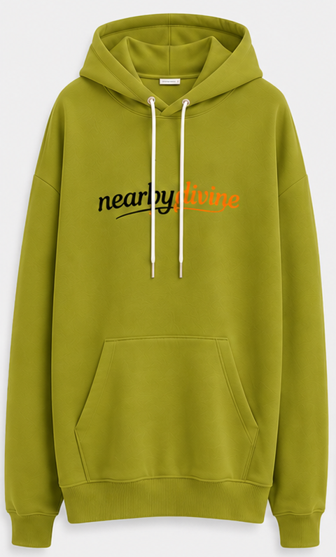 Oversize Lime Green Hoodie