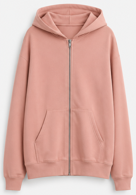 Oversize Pink Hoodie