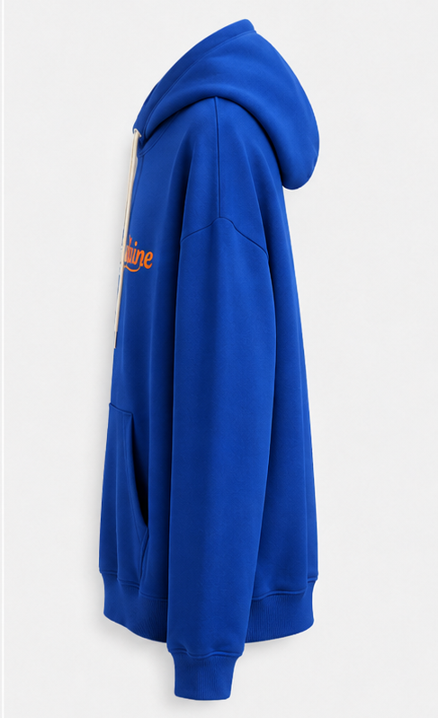 Oversize Royal Blue Hoodie