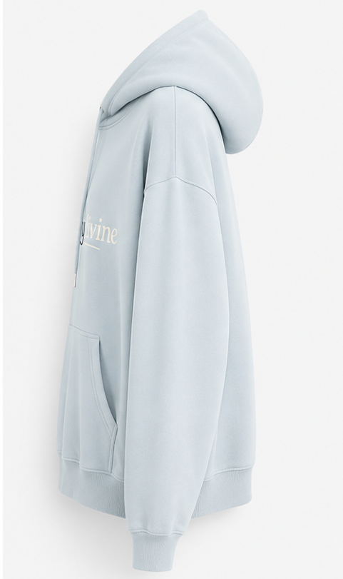 Oversize Sky Blue Hoodie